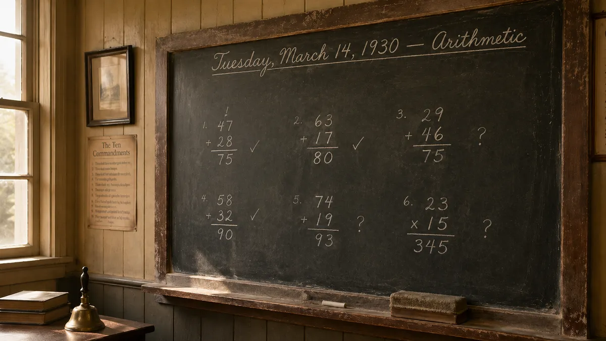 Can Talkie-1930 do arithmetic?